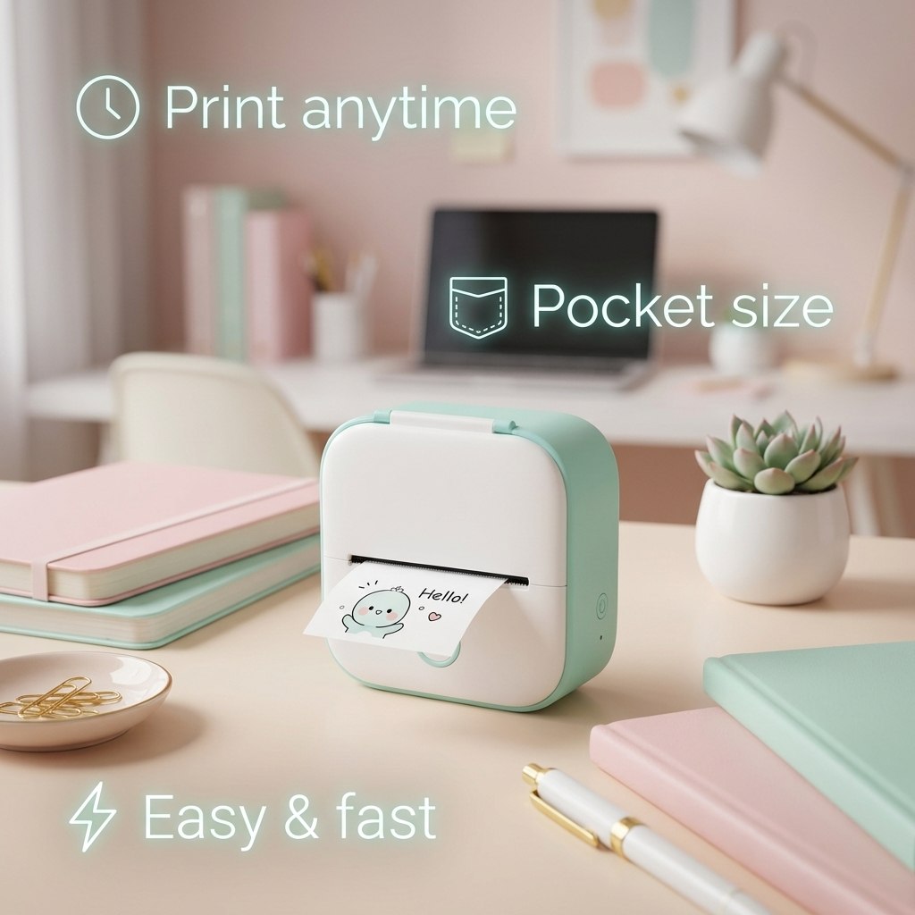 Portable Mini Printer By Fillore